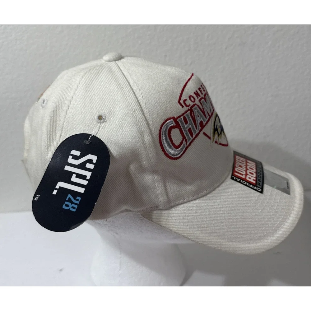 BALTIMORE RAVENS Football 2000 Conference Champions Super Bowl Hat With‎ Tags